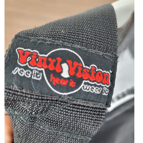 Vintage Y2K Club Kid Rave VINYL VISIONS Record Collector Messenger Bag Purse - Picture 11 of 11